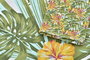 DKD Home Decor Delantal Tropical 80x60x0.1 cm Set de 2 Multicolor Blanco