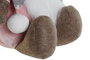 DKD Home Decor Figura Decorativa Gnomo de Poliester Rosa Blanco Marrón para Interior, 50 cm Alto, 20 cm Ancho, 17 cm Profundo