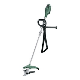 Bosch Desbrozadora y Cortabordes AFS 23-37, 1000 W, 3,7 cm de Corte, 2 en 1 con Cuchilla e Hilo, Color Verde, para Jardinería