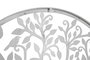 DKD Home Decor Decoración de Pared Árbol LED Metal Blanco 40 x 40 cm (4 Unidades)