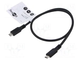 GOOBAY Cable USB 3.2 USB-C a USB-C 0,5m Negro