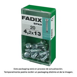 Spax Tornillo Rosca Chapa Autotaladrante 4,2x13mm Acero Caja 20 Unid. Ref. 10922376