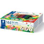 Staedtler Lápices de Colores Wopex Ecológico Estuche 144 Colores con Regalo de Afilalápices