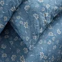 Today TOD3574641289041 Juego de cama Estampado floral 2 personas 220 x 240 cm Azul