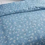 Today TOD3574641289041 Juego de cama Estampado floral 2 personas 220 x 240 cm Azul