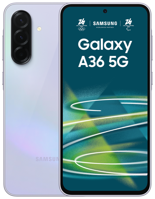 Samsung Galaxy A36 5G 128 GB 6 GB RAM Dual SIM 6.7" Super AMOLED 5000 mAh Lavanda