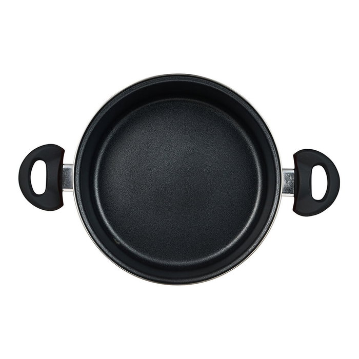 San Ignacio Cacerola Valencia experto de acero al carbono con tapa, 24 cm