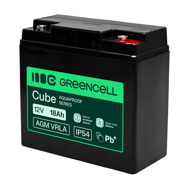 Green Cell Batería AGM12V18AH-H 12V 18Ah Green Cell Batería AGM12V18AH-H 12V 18Ah