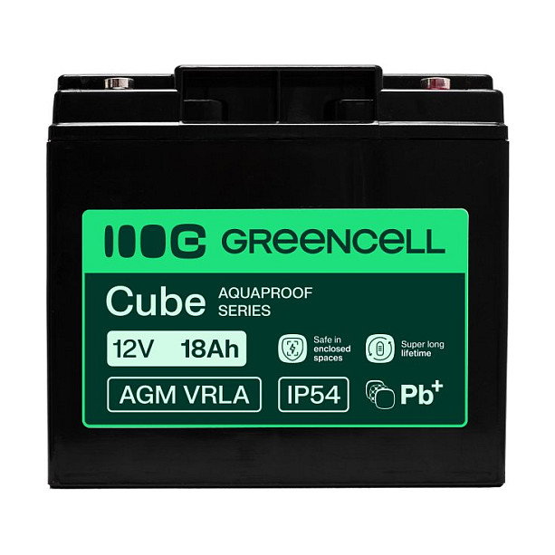 Green Cell Batería AGM12V18AH-H 12V 18Ah Green Cell Batería AGM12V18AH-H 12V 18Ah