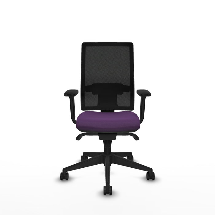 PIQUERAS Y CRESPO Silla de oficina Horna con mecanismo Sincro, Morado y Negro PIQUERAS Y CRESPO Silla de oficina Horna con mecanismo Sincro, Morado y Negro