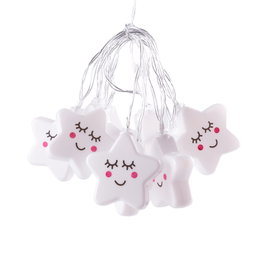 Guirnalda LED Interior 1,5M - [HO-XMAS-044-IP20-1,5M-WW] Decoración Navideña con Pilas