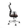 PIQUERAS Y CRESPO Silla de oficina Jorquera Sincro/Traslack Marrón y Blanco