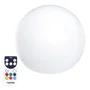 Lumisky Bobby C50 Bola Luz LED Flotante e Inalámbrica, Ø50cm con Mando a Distancia, Base de Inducción y Luz Multicolor para Decoración de Interiores y Exteriores