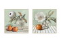 DKD Home Decor Cuadro Lienzo Fruta Mesa (Pack de 2)