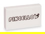 Pincello Goma Borrar Gigante Blanca 9 cm x 16 cm x 1.5 cm con Goma Adicional 6.5 x 4 cm (Set de 36)