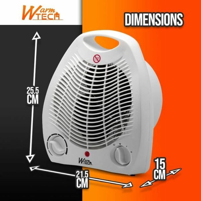 Warm Tech Calefactor 2000W Blanco