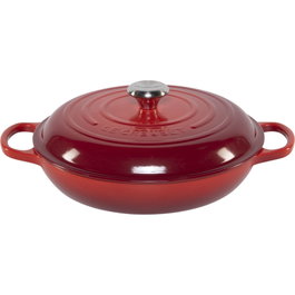 Le Creuset Gourmet Shallow Casserole 30 cm Kirschrot