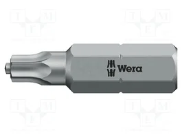 WERA Punta de destornillador Torx® TX25 con pin central