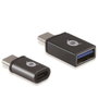 Conceptronic Kit Adaptadores USB Tipo C OTG Macho a USB-A 3.0 Hembra y Micro USB Hembra