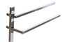 DKD Home Decor Toallero Acero MDF Símil Mármol Plateado y Negro