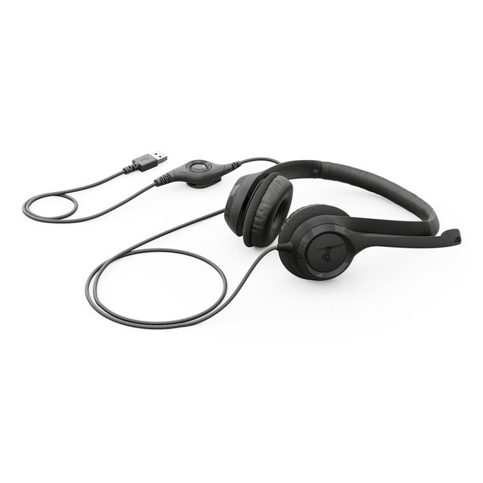 Logitech H390 Auriculares USB Tipo C Negro