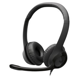 Logitech H390 Auriculares USB-C Negro