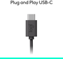 Logitech H390 Auriculares USB-C con Micrófono con Cancelación de Ruido, Negro
