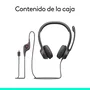 Logitech H390 Auriculares Diadema USB-C con Micrófono Cancelación de Ruido para Llamadas y Música - Negro