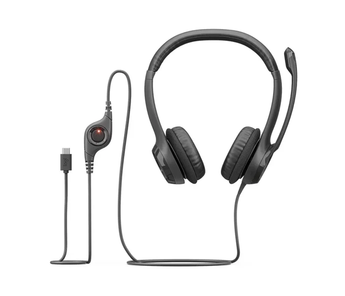 Logitech H390 Auriculares Diadema USB-C con Micrófono Cancelación de Ruido para Llamadas y Música - Negro