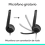 Logitech H390 Auriculares con Micrófono USB-C Negro