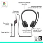 Logitech H390 Auriculares con Micrófono USB-C Negro