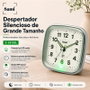 SAMI Despertador Sami sil grande L cuadros negros con luz