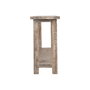 DKD Home Decor Consola de Teca Reciclada Decapé Blanco 240x46x90