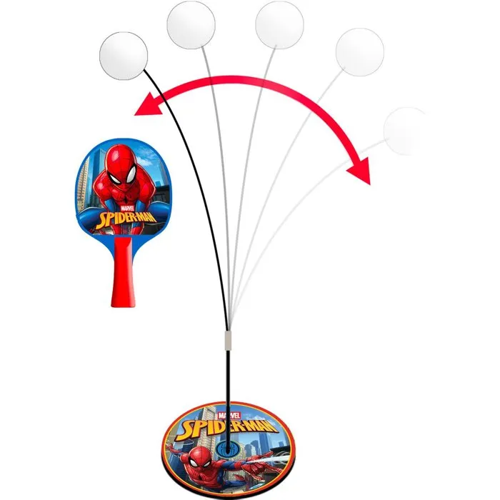 MARVEL Set de Aprendizaje Ping-Pong 2 en 1 Spider-Man MAR3496272504112