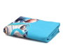 KioKids Toalla Playa Microfibra Azul Safari Fun 75 x 150 cm