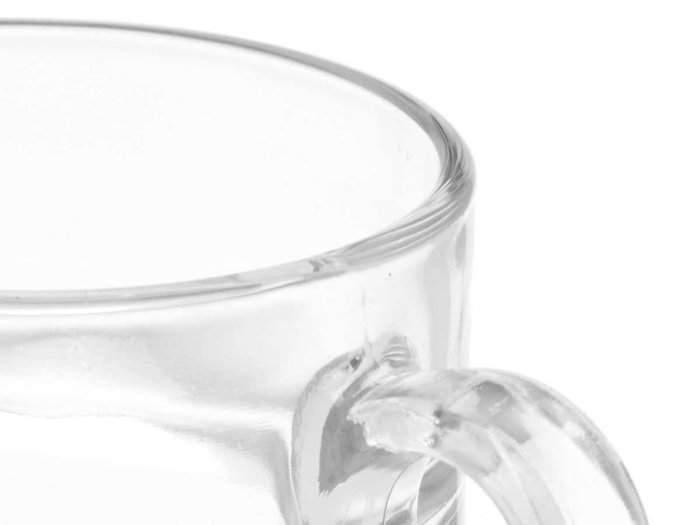 Vivalto Taza de Café Apilable 90 ml Transparente Vidrio 8 x 6.5 x 6 cm Apta para Lavavajillas (Set de 72)