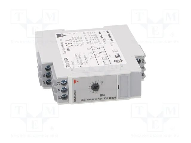 CARLO GAVAZZI Relé de tiempo DPDT 0,1÷600s