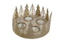 DKD Home Decor Portavelas de Metal Surtidos de 16,5x16,5x8,5 cm