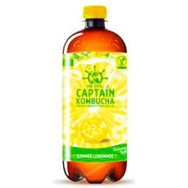 CAPTAIN Kombucha Limonada 1 Lt Bebida Fermentada Vegana Sin Gluten