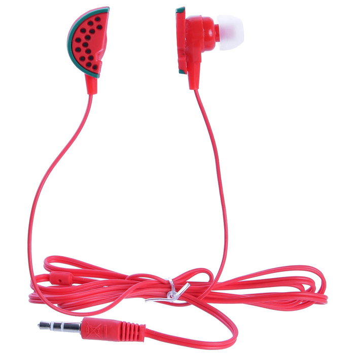 Creatrice de Genie Auriculares Fantasía Veraniega (Flamenco, Sandía, Piña) - Compatible con Smartphones y Ordenadores
