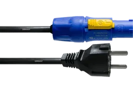 Cordial Cable Powercon/Schuko 1.5 Metros