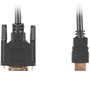 Lanberg Cable HDMI a DVI-D 1,8 m Negro