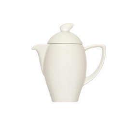 Bauscher Cafetera Raffinesse de Porcelana Duracream, Capacidad 30 cl (Set de 6)