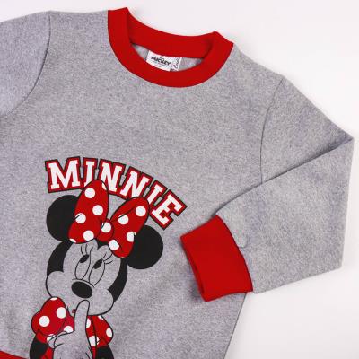 Cerdá Chándal Cotton Brushed Minnie Gris Talla 4 Años