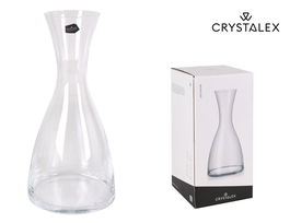 Bohemia Decantador de Cristal Kate Liso 1200 ml - 7.7 cm Ancho x 27.4 cm Alto x 13 cm Largo (6 Unidades)