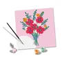 Ravensburger 25519 Pintar por numeros Ramo de amapolas 20x20 cm, Ocio creativo, Adulto