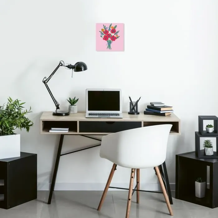 Ravensburger 25519 Pintar por numeros Ramo de amapolas 20x20 cm, Ocio creativo, Adulto