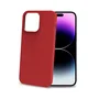 Celly Funda para iPhone 15 Pro Max, Rojo, TPU, Diseño Colorido y Agarree Ergonómico, CROMO1056RD