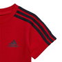 Conjunto de Ropa Adidas 3Stripes Sport Set Rojo 36