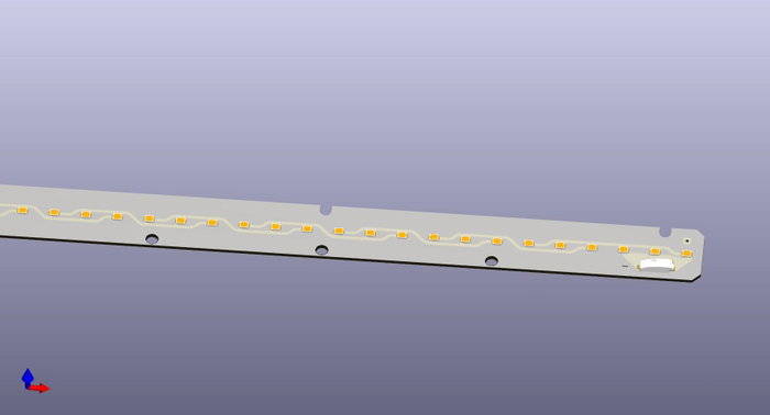 Módulo LED 559x23,6_48LED 4000K CRI80 L128-E5 Módulo LED 559x23,6_48LED 4000K CRI80 L128-E5